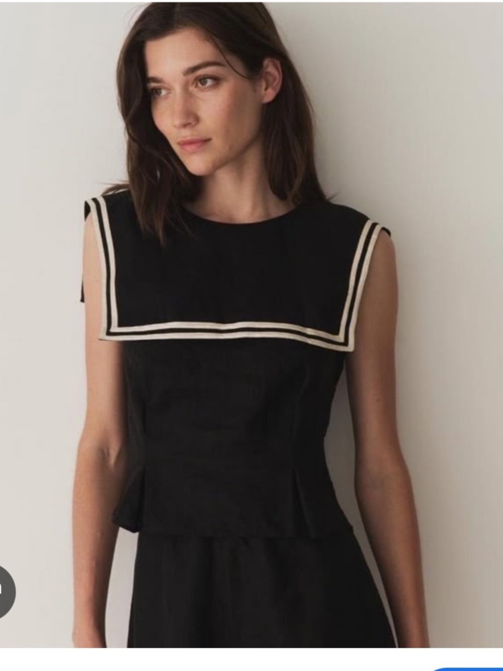 DǑEN Margie Top XS NWT